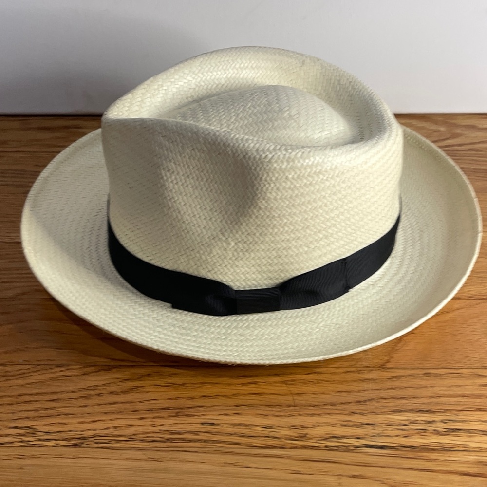 Stetson Ivory Fedora with Dark Ribbon